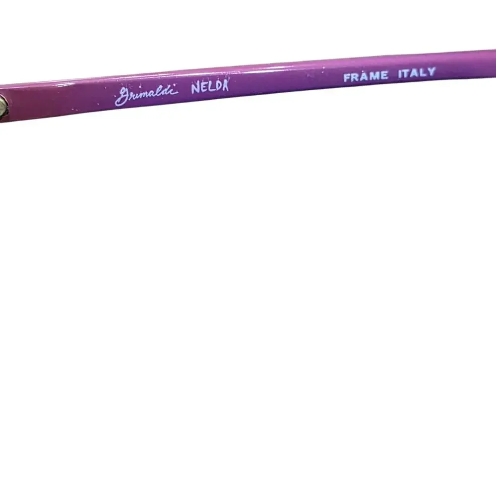 Grimaldi 2074 HV6 Nelda Purple Pink Eyeglass Frames 53-16-138 Italy